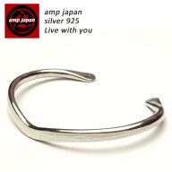 AMP JAPAN アンプジャパン シェイプバングル 17AO-307 『'V'shape Bangle』 / バングル メンズ シンプル …