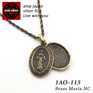 AMP JAPAN アンプジャパン 真鍮マリアネックレス 1AO-115S 『Brass Maria Locket Necklace』 メンズ レデ…