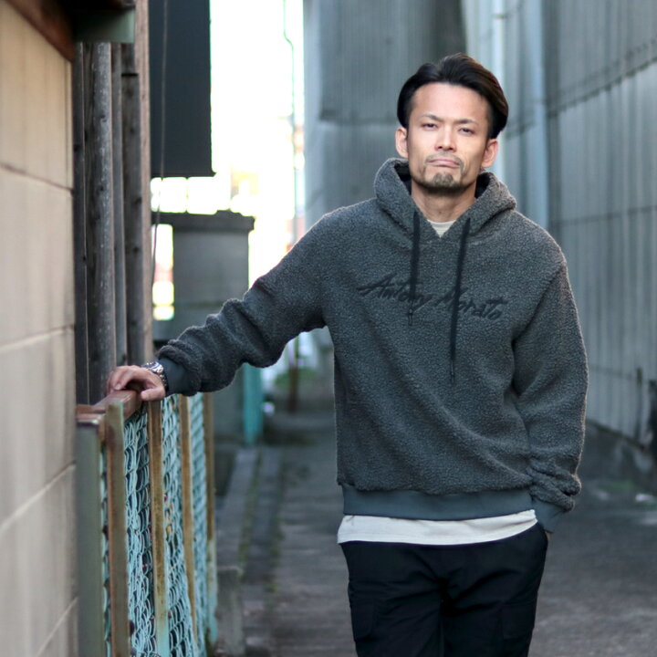 楽天市場】ANTONY MORATO アントニーモラート 刺繍ロゴボアパーカー 