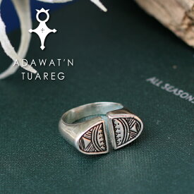Adawat'n Tuareg アダワット トゥアレグ シルバーリング T241R033SV 12号 17号 / アクセサリー 指輪 シルバー メンズ レディース ユニセックス 伝統工芸 ハンドメイド アダワットゥン トゥアレグ