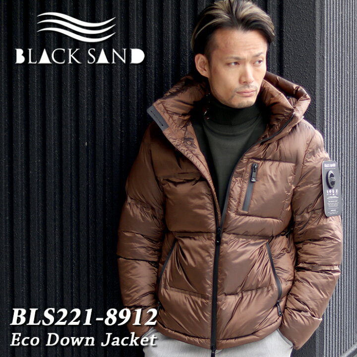 楽天市場】BLACKSAND ブラックサンド エコダウンジャケット bls221 