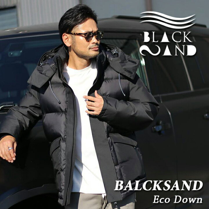 楽天市場】BLACKSAND ブラックサンド エコダウンジャケット SKADI 