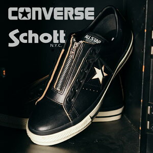 Schott �V���b�g �R���o�[�X × �V���b�g ONE STAR Z Schott 33702830 �V���b�g�R���{ ���U�[�X�j�[�J�[ 33702830225 2026�N �V���f�� CONVERSE �V���b�g�R���o�[�X ���� �����X�^�[ �{�v