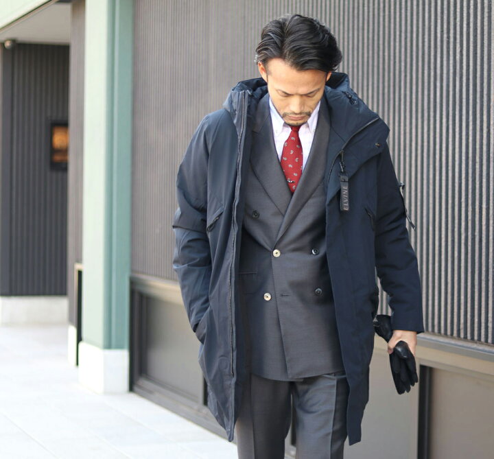 楽天市場】ELVINE エルヴァイン ZANE エコダウンコート EV-193006-22 