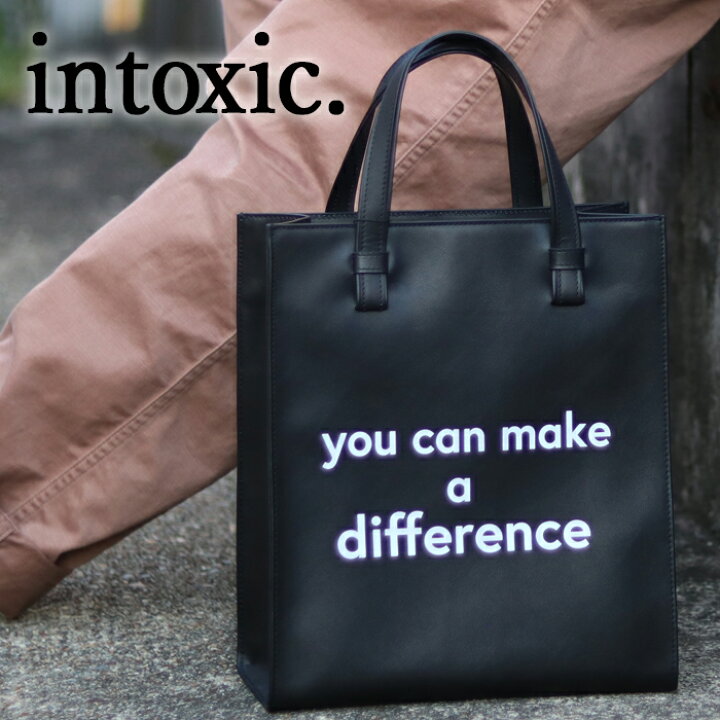 楽天市場 Intoxic イントキシック ロゴレザートートバッグ Re 002 Resonates Little Taken Black 本革 トートバッグ ロゴ ブランド Lvmhグループ デザイナー ルイヴィトン ディオール 日本製 福岡 ブランド ステアレザー ベンシュナ メンズアパレル 雑貨