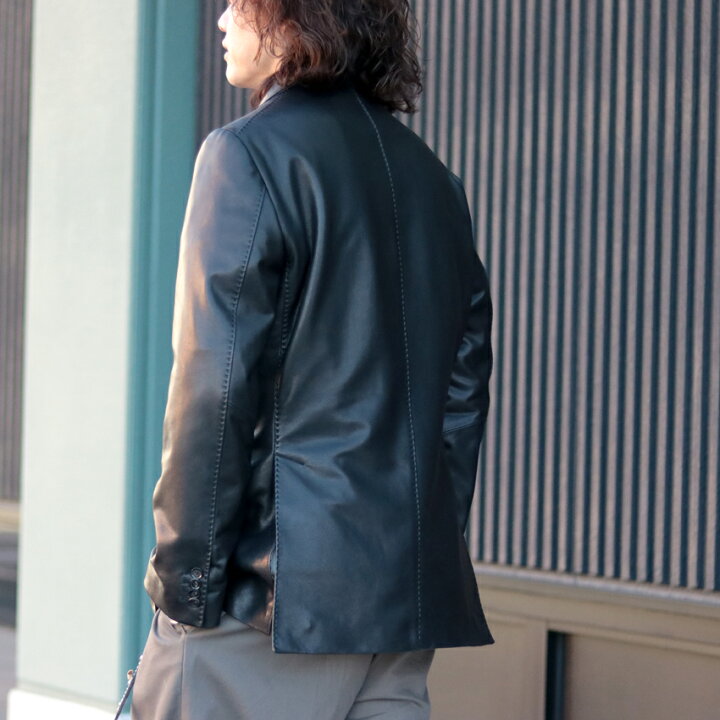 楽天市場】Benshuna オリジナル レザージャケット TYPE: ダブル  