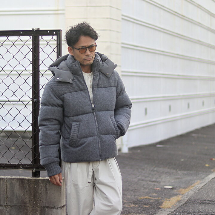 楽天市場】MACKAGE マッカージュ カシミア混ウール ダウンジャケット 