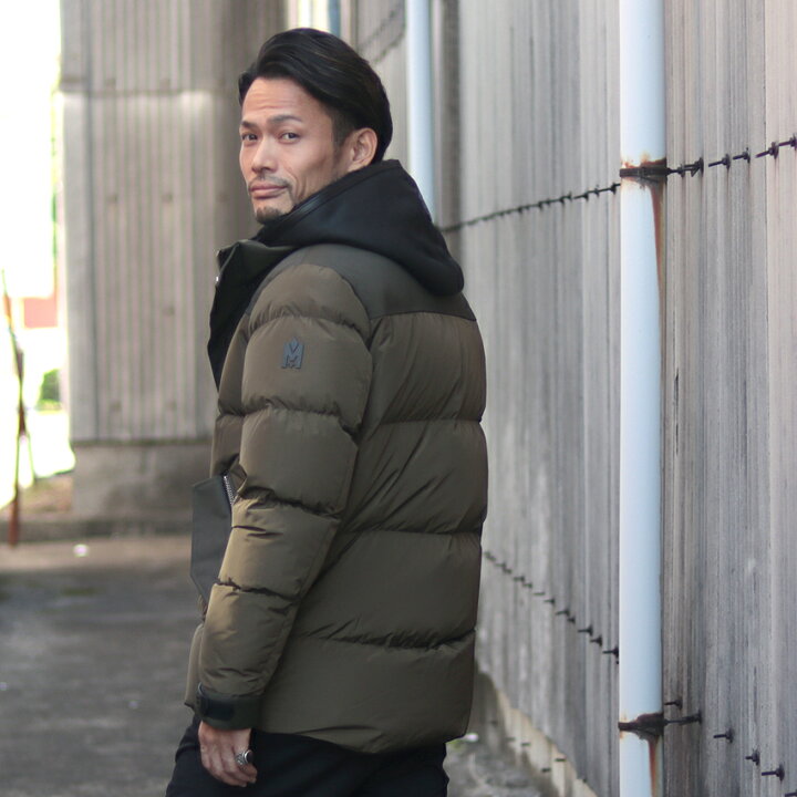 楽天市場】MACKAGE マッカージュ ムートン レイヤード風ダウン 