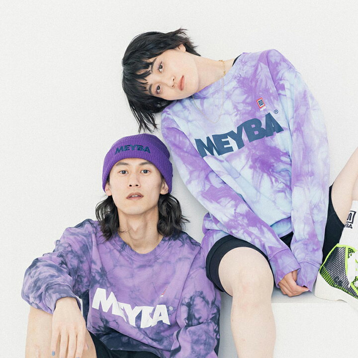 楽天市場】MEYBA メイバ タイダイ ロゴトレーナー MF3S21AB TIE DYE 