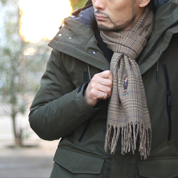 楽天市場】RALPH LAUREN ラルフローレン ポロベアーチェックマフラー 