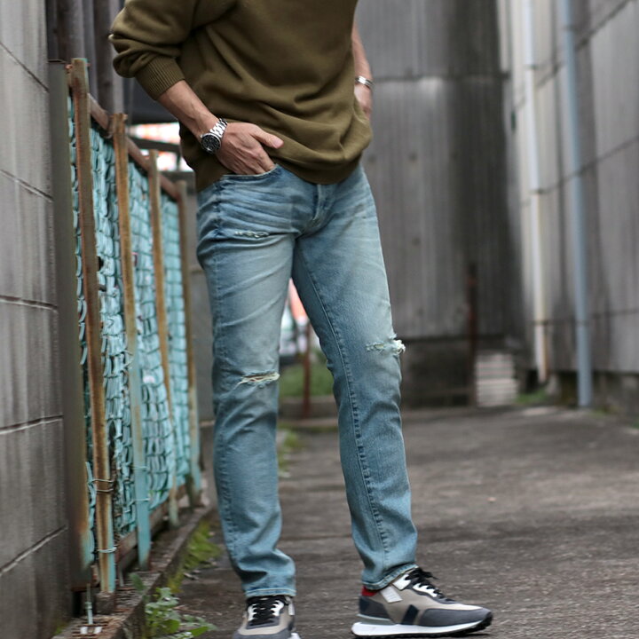 楽天市場】レッドカード デニム メンズ RED CARD リズム テーパード  