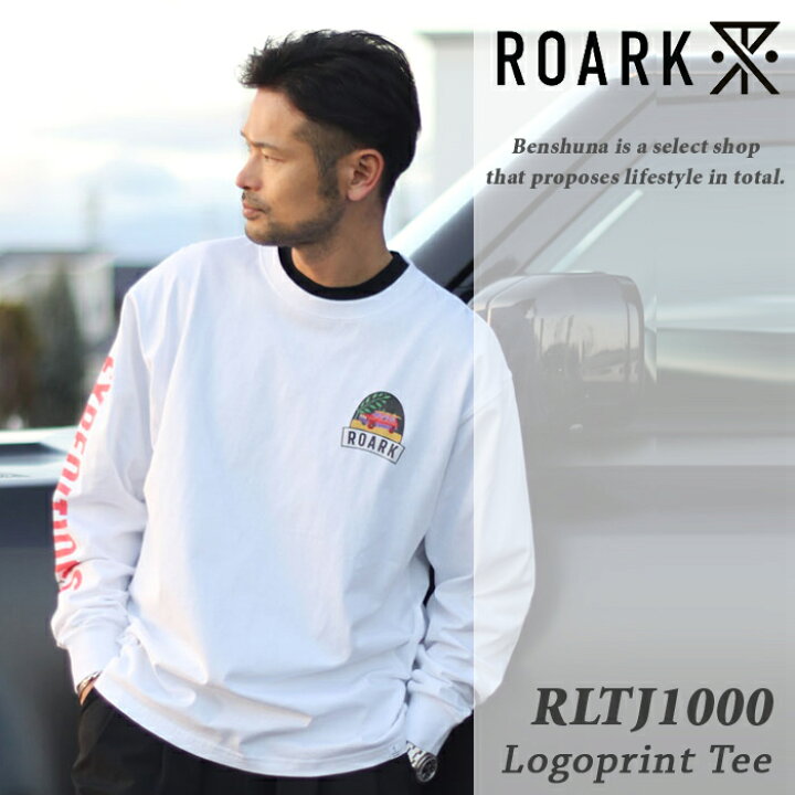 楽天市場】ROARK REVIVAL ロアークリバイバル ロゴプリント長袖Tシャツ 