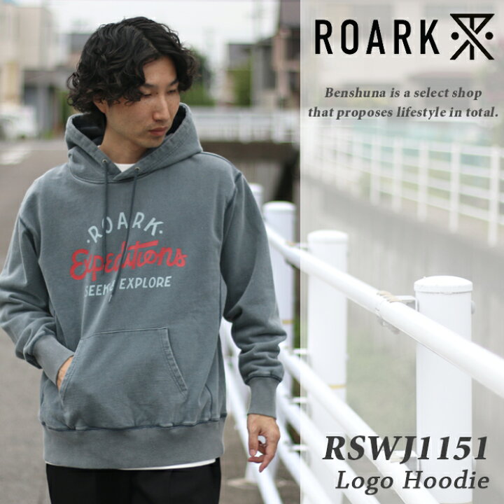 楽天市場】ROARK ロアーク ウォッシュ加工 プリントパーカー RSWJ1151 