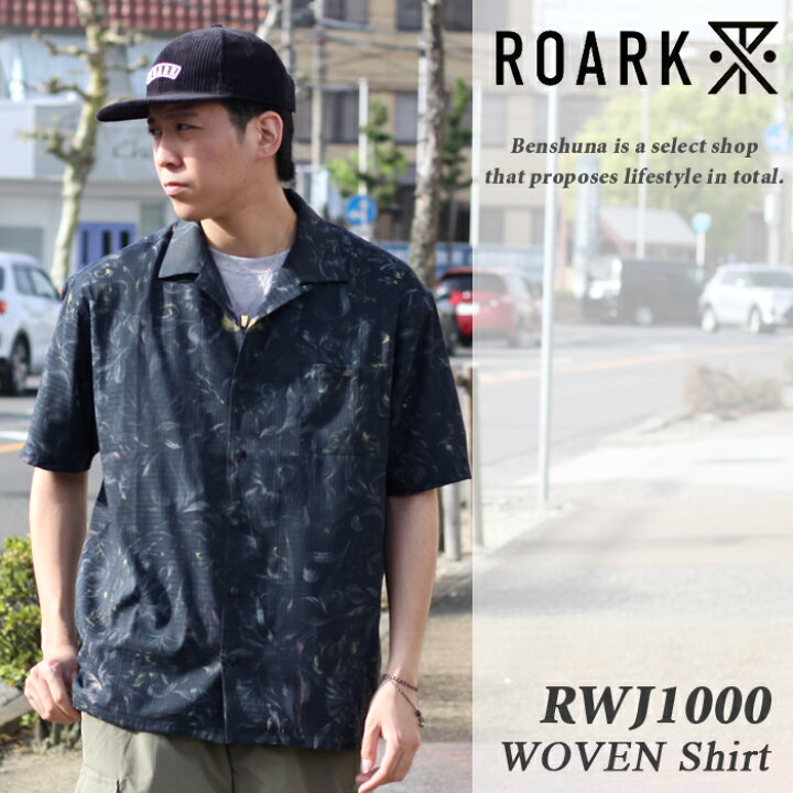 楽天市場】ROARK REVIVAL ロアークリバイバル フラワー柄 半袖シャツ 