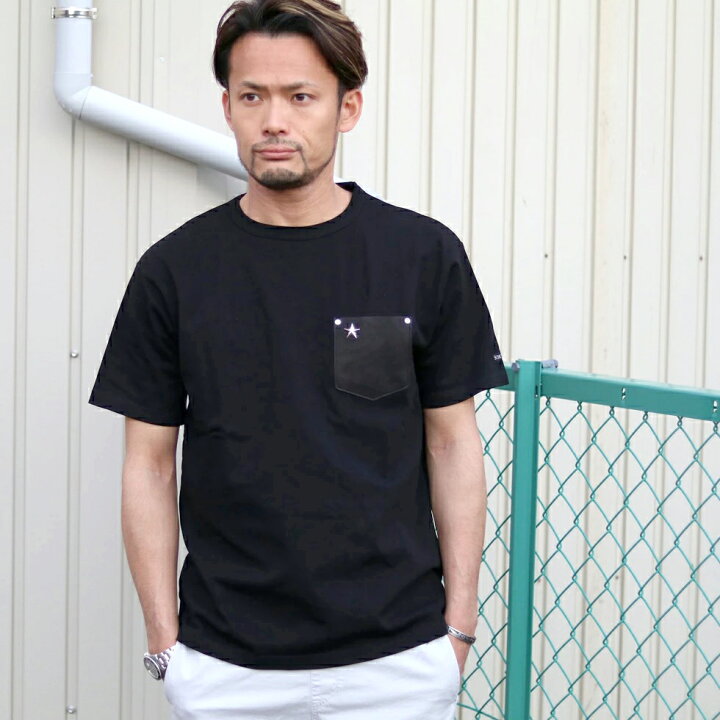 楽天市場】Schott ショット ワンスターレザーポケットTシャツ 