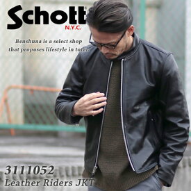 【ポイント5倍】Schott ショット 70's シングルライダース 782-3950078 (09) ブラック 70’S SINGLE RIDERS JACKET / 1950008 シングル ライダース レザーライダース アメカジ メンズ M-XXLサイズ レザー 革ジャン 本革 羊革 黒 ブランド トレンド 大きいサイズ 3111052