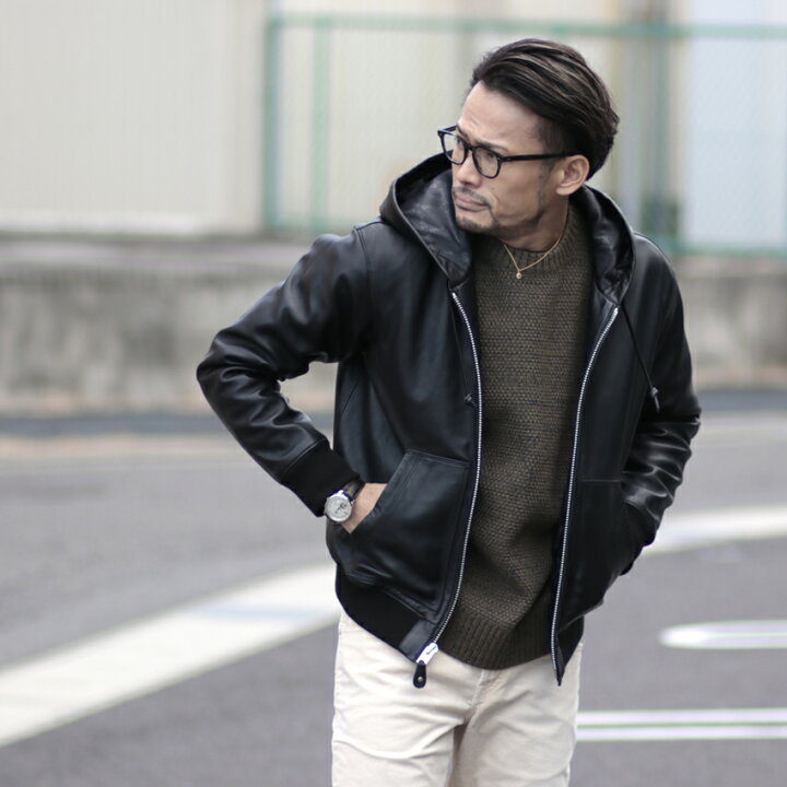 楽天市場】Schott ショット フルジップレザーパーカーブルゾン 782  