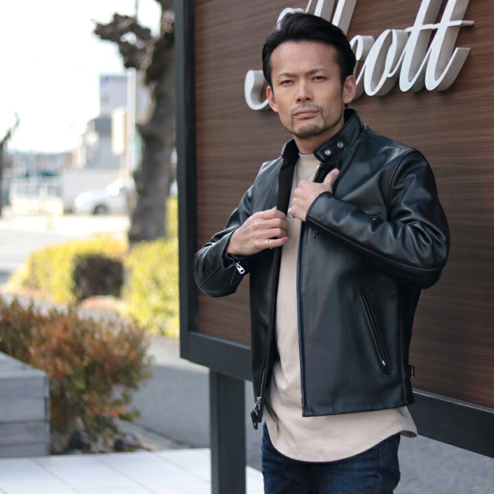 楽天市場】【ポイント10倍】Schott ショット シングル ライダース  