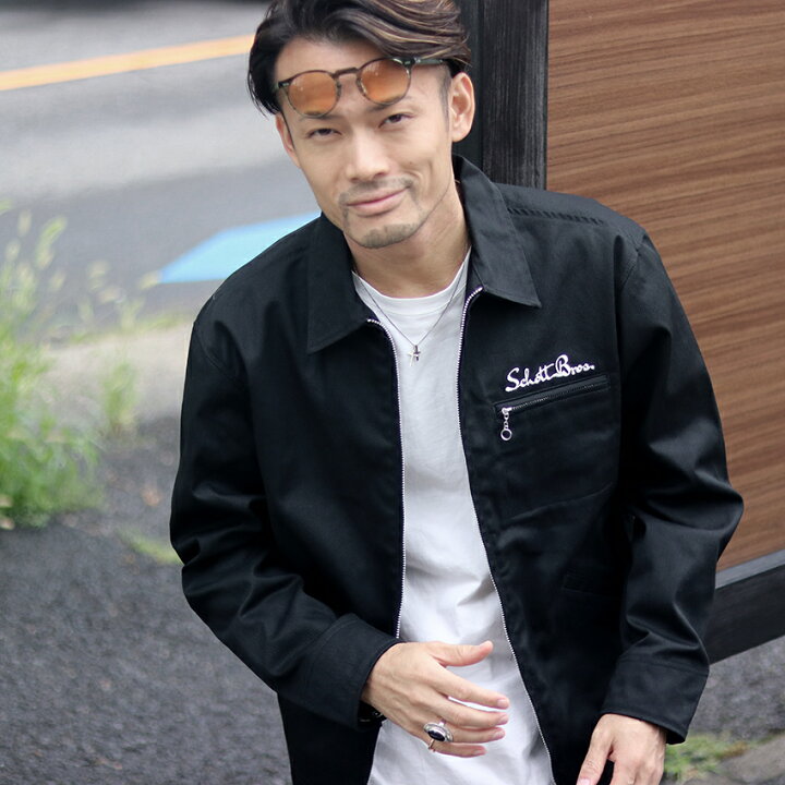 楽天市場】Schott ショット 刺繍ロゴ ワークジャケット 782-3112055  