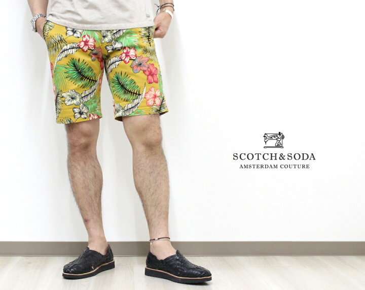 楽天市場】スコッチアンドソーダ SCOTCH＆SODA 花柄スリムショート 