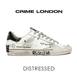 Crime London NCh U[Xj[J[ DISTRESSED DECONSTRUCTED 11033AA8 zCg Y 41-42TCY 24.5cm-27.5cm C^A uh  R[gXj[J[ S fUCi[ Xj[J[ l 