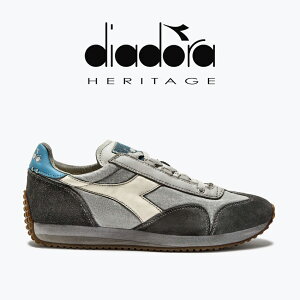 DIADORA HERITAGE �f�B�A�h���w���e�[�W ���U�[�X�j�[�J�[ EQUIPE DIRTY SW EVO D20118264265004 �O���[ ���C�g�u���[ �����Y 41-43�T�C�Y 26.0cm-27.5cm �C�^���A �u�����h ���B���e�[�W���H �f�U�C�i�[ �X�j�[�J
