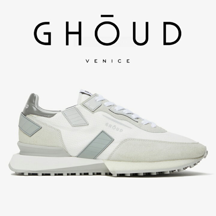 楽天市場】GHOUD ゴウド 高級レザースニーカー RUSH GROOVE GRIGIO  