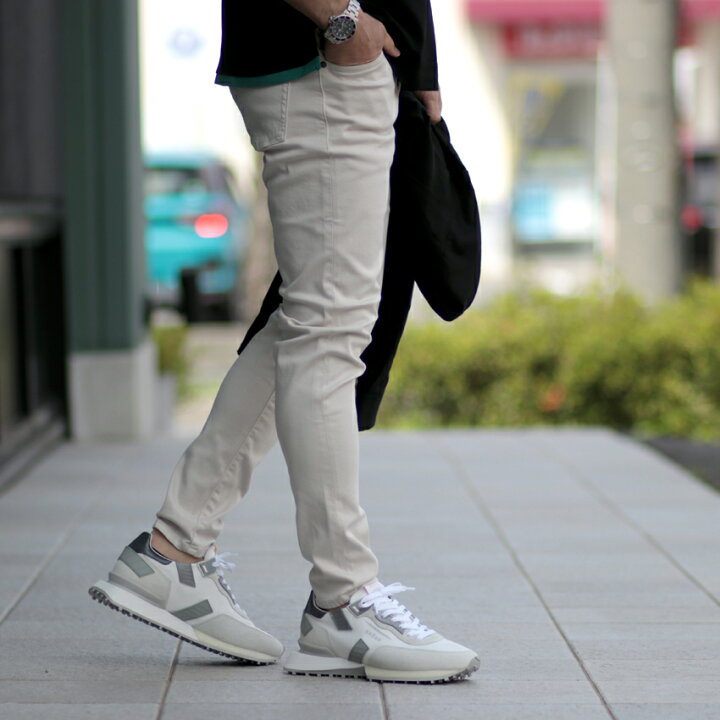 楽天市場】GHOUD ゴウド 高級レザースニーカー RUSH GROOVE GRIGIO  