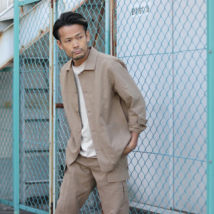 楽天市場】HAMAKI-HO ハマキホ リネン ワークジャケット GAE1605H 
