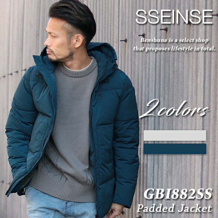 楽天市場】SSEINSE (センス) 中綿フードブルゾン GBI882SS アイボリー 
