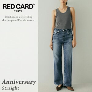 RED CARD TOKYO ���b�h�J�[�h 35th Anniversary Straight �X�g���[�g�f�j�� 26W13201 ���f�B�[�X 22-26�C���` ���{�� ���Y�u�����h REDCARD �X�g���b�` �X�g���[�g 35���N 35 �A�j�o�[�T���[ �W���X�g�����O�X 35t