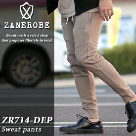 ZANEROBE ゼインローブ スウェットジョガーパンツ ZR714JP-DEP ダークベージュ / 『 Sureshot Fleece Jogger 』 メンズ 29-38インチ ジョガーパンツ スウェットパンツ 9分丈 ジャスト 丈 アンクル ゼンローブ ロンハーマン 細め スリム ヴィンテージ