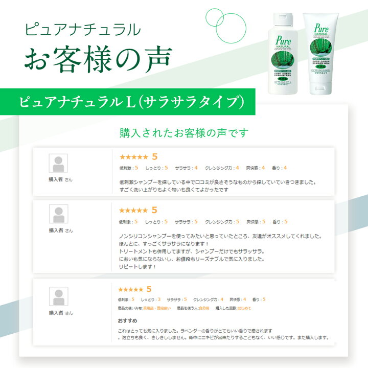 楽天市場 公式 ピュアナチュラル シャンプーl 400ml つめかえ 4個セット サラサラタイプ 低刺激 敏感肌 無添加 ノンシリコン オーガニック ボタニカル 天然ハーブ ヘアケア サロン 自然派 植物成分配合 さらさら さっぱり セット商品 送料無料 B Exオンライン