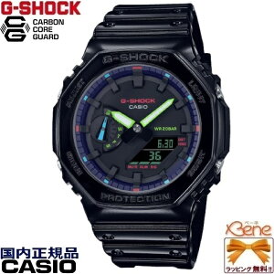 ���K�V�i '23-2 �I�N�^�S��/���p �N�I�[�c �A�i�f�W CASIO G-SHOCK/�J�V�I �W�[�V���b�N Virtual Rainbow:Gamer's RGB ���[���h�^�C�� 20�C���h�� ���]�t�� �u���b�N×�}���`�l�I���J���[ GA-2100RGB-1AJF