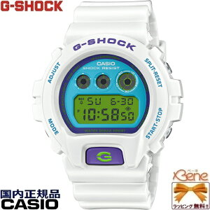 '24-3 正規新品 CRAZY COLORS 2024 三つ目デジタル CASIO G-SHOCK/カシオ ジーショック クオーツ 電池寿命:約5年 ビッグケース ストップウォッチ タイマー アラーム 反転液晶 20気圧防水 ホワイト DW-6900RC