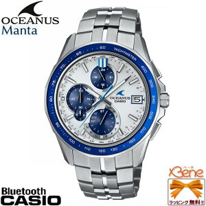 ���{�� CASIO OCEANUS MANTA/�J�V�I �I�V�A�i�X �}���^ �^�t�\�[���[�d�g Bluetooth �N���m�O���t ���o�C�������N�@�\ �`�^�� 10�C���h�� ���[���h�^�C�� �X�g�b�v�E�I�b�` �^�L���[�^�[ �J�����_�[ 