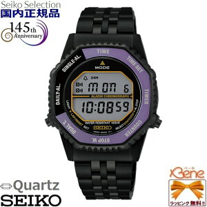 '26-10 ���K�V�i �Z�C�R�[�n��145���N�L�O SEIKO SELLECTION/�Z�C�R�[�Z���N�V���� S�V���[�Y INTERNATIONAL LINE�f�W�^���N�I�[�c ���胂�f�� ���[�^���[�X�C�b�`�@�\ �X�g�b�v�E�I�b�` HFL001P [A824]