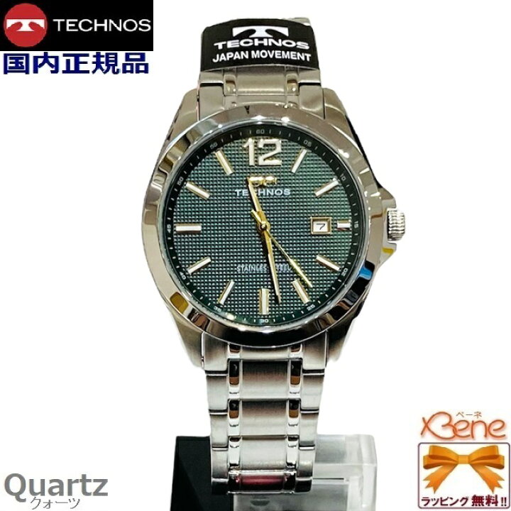 楽天市場】新品・正規品 TECHNOS/テクノス メンズクオーツ アナログ 