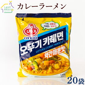 カレーラーメン20袋セット【送料無料】 オットギ 韓国ラーメン1袋（130g）
