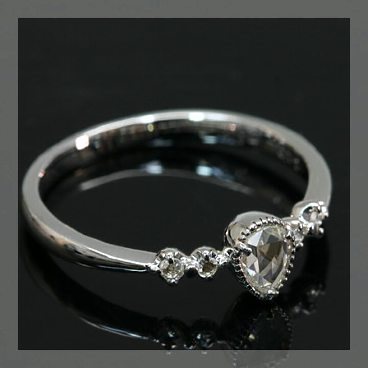 楽天市場】Neo Classical ローズカットダイヤモンド ペアシェイプ  