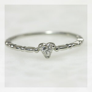 ダイヤモンドハートシェイプスタイリッシュリング PT900 K18 K10対応 ご注文後弊社で金種選択に記載のある金額を加算しご連絡します 誕生石 4月
