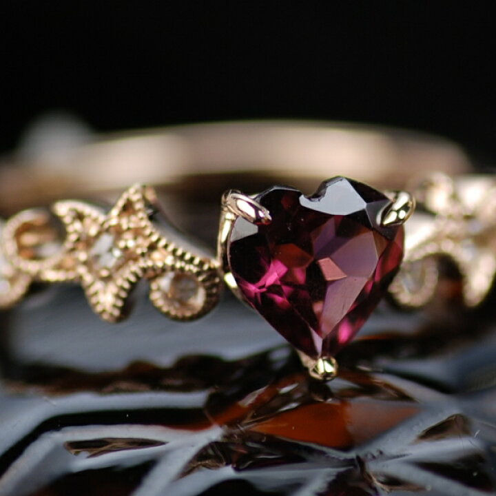 楽天市場】【ポイント10倍】 ロードライトガーネットハートシェイプ  