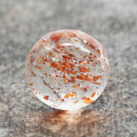 ☆サンストーン ラウンドカボション 金魚 0.65ct1個限定※こちらのルースを使用してのカスタマイズもお受けできます。