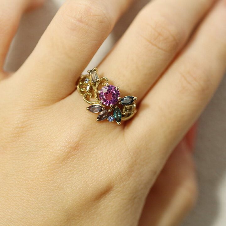 楽天市場】【選べる15％OFFかP15倍】 限定1本 K18SG ピンクサファイア  