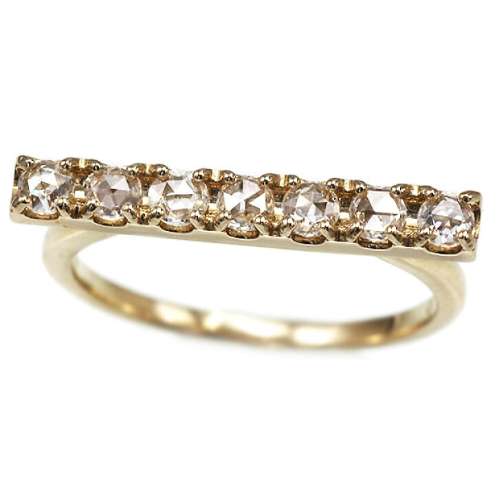 楽天市場】限定1本 K18CG 0.30ct ローズカットダイヤモンド リング  