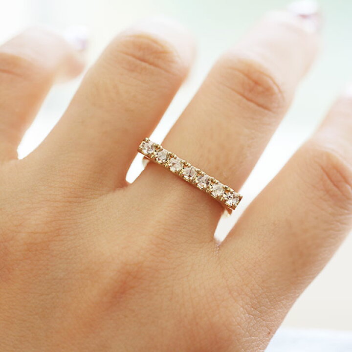 楽天市場】限定1本 K18CG 0.30ct ローズカットダイヤモンド リング  