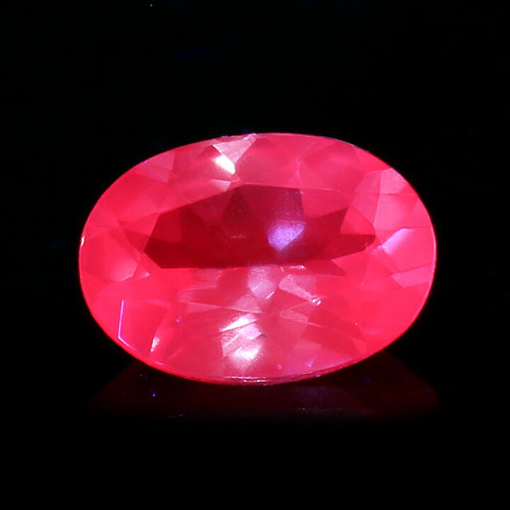 楽天市場】☆UV蛍光 シルキーピンクスピネル オーバル 0.65ct 限定1個 
