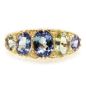 【ハロウインevent 11/4迄】 7本限定 選べる マルチカラーゾイサイトリング「ポンテ」 PT900 K18 K10対応 PT,K18はご注文後弊社で金種選択に記載のある金額を加算しご連絡します