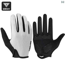 スポーツ グローブ サイクリング トレーニング キャプテン タス サイクリング グローブ 夏用 ロード 衝撃 吸収 ロング フィンガー マウンテンバイク プロ 仕様