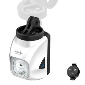 TOWILD DL1200S ���]�� ���C�g 1200���[���� �݂艺���� 3200mAh��e�� �����_��/���� ���P�x USB-C�[�d�� IPX6�h�� 5�������[�h ���[�h�o�C�N/�ʋΒʊw/�h�Зp �T�C�N���R���s���[�^�[�Ɠ����Ɏ�t